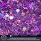 Purple Glitter, 160g/5.64oz Holographic Chunky Glitter for Crafts, Resin, Nail Body, Tumblers, Party Decorations